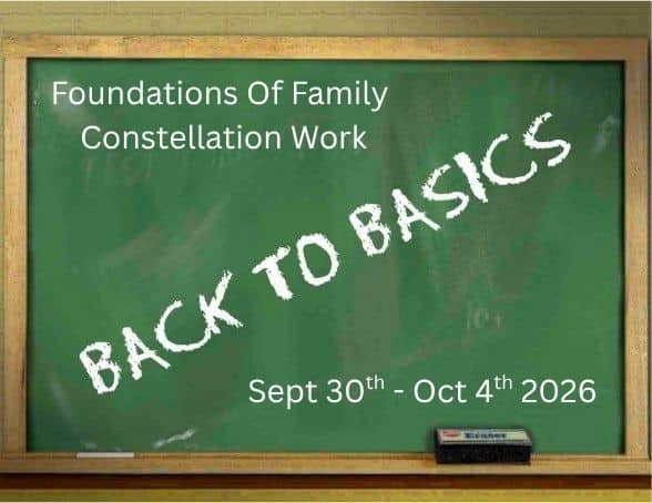 Foundations Of Family Constellation Work Constellation Training Module Sept 30th 2026