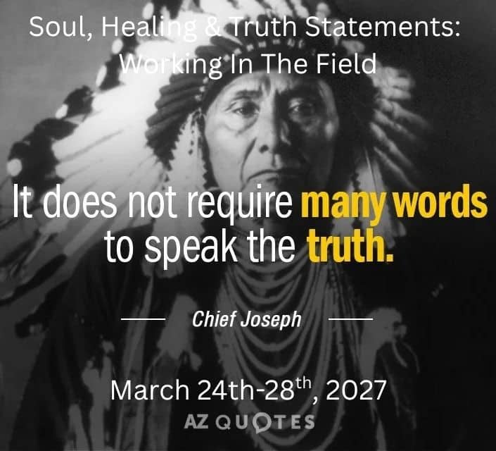 Soul, Healing & Truth Statements Working In The Field Family Constellation Training 2027